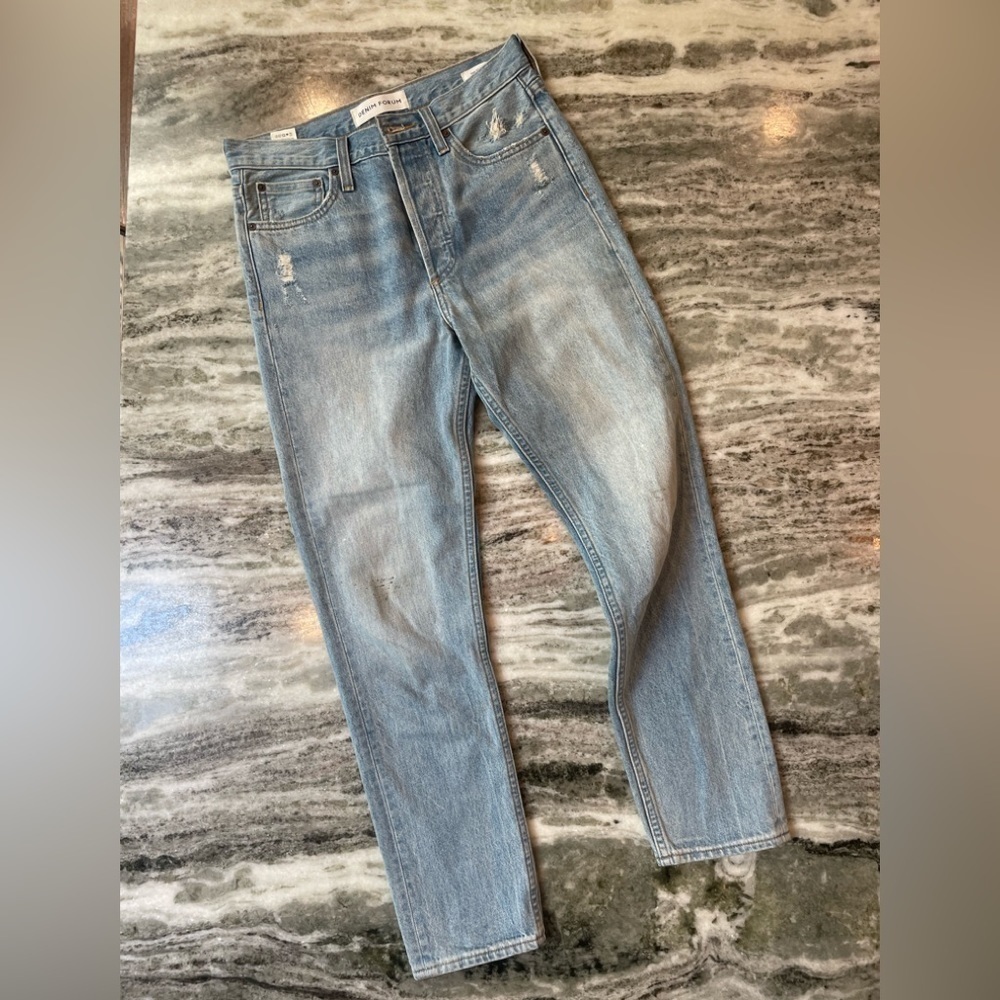 Denim Forum Straight Leg Jeans “The Ex Boyfriend Jean” Size 26